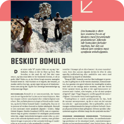 Beskidt-bomuld